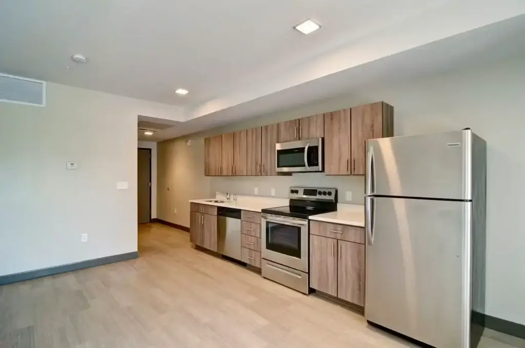 Interior entrance into kitchen 10 north